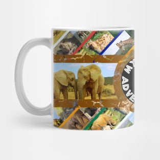 My African Adventure Wildlife Collage Mug